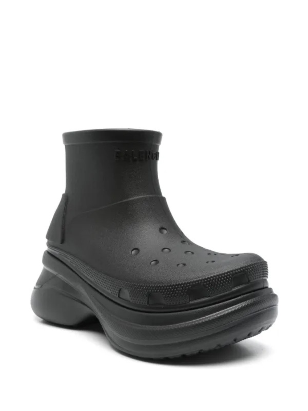 Balenciaga Crocs Black Ankle Rain Boots 41